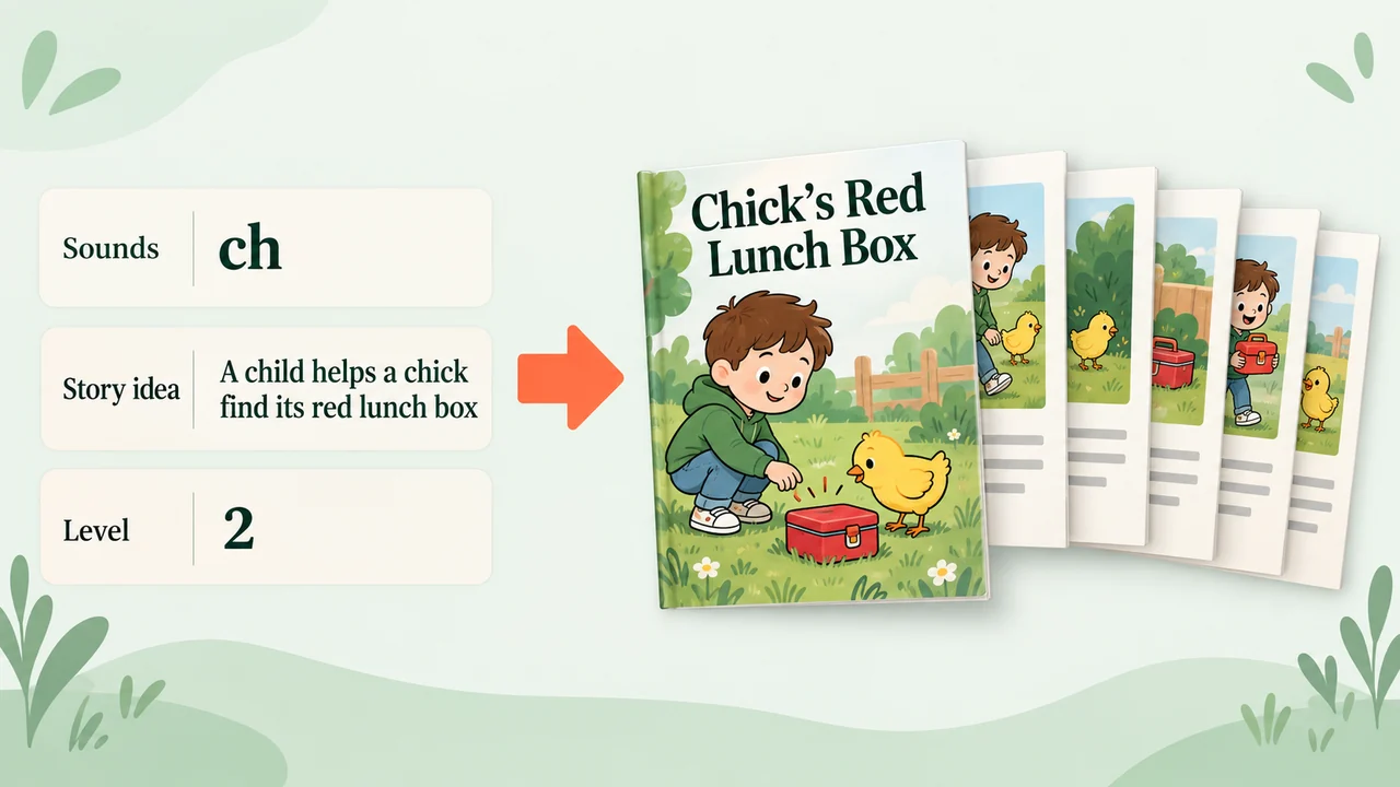 Personalised Phonics Picture Book images 2