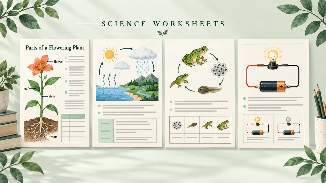 Science Worksheets images 3