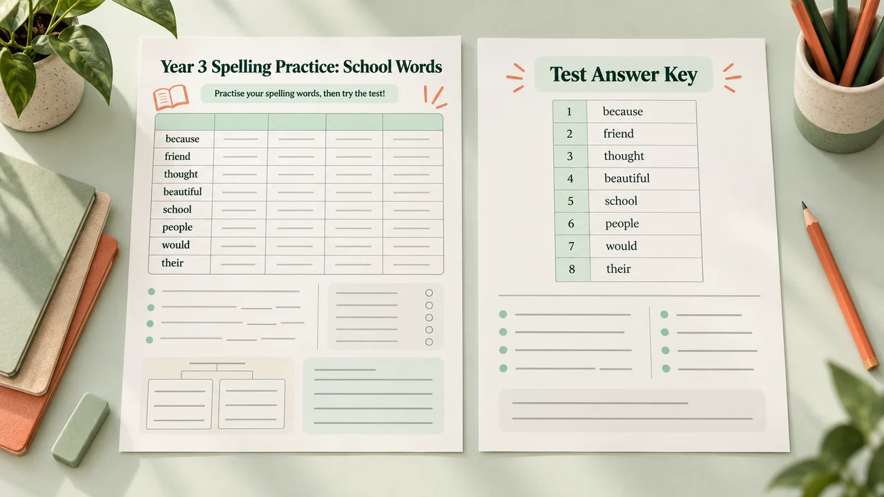 Spelling Worksheets images 1