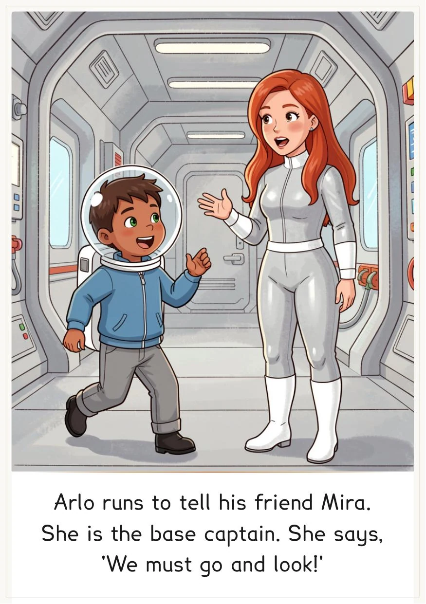 A real page made by First Chapter Book