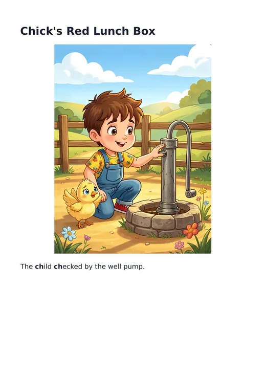 Page 6 of 7 made by Personalised Phonics Picture Book